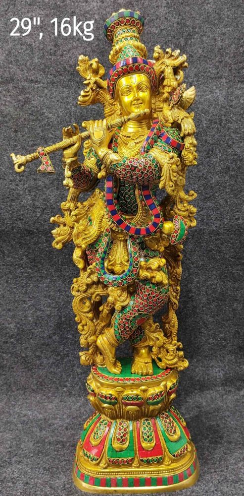 Brass Radha Krishna RK030