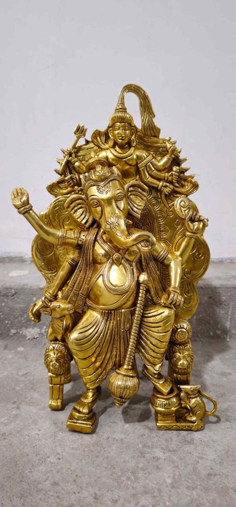 Brass Sidhivinayk Ganesha statue