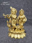 Brass Radha Krishna Idol