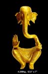 Brass Ganesh 4.200 Kg 12.5"x7" Inches