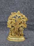 Brass Radha Krishna under Tree – photo 2