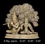 Brass Radha Krishna 8.500Kg 12.20"Inc