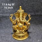 Brass Ganesh SF 11.6 Kg 16" Inches