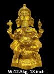 Brass Ganesh 12.5 Kg 18" Inches
