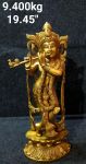 Brass Krishna 9.400Kg 19.45"inches