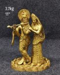 Brass Radha Krishna 3.7Kg 11"Inches