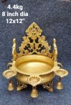 Brass Elephant Jali Urli. 4.4kg 8''*12''