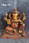 Brass Ganesh 18 Kg 13" Inches