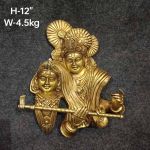 Brass Radha Krishna 4.5Kg 12''Inches