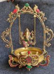Brass Urli Jhula Ganesh. 10.7kg, 24'' – photo 2