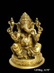 Brass Ganesh 1.870 Kg 6.75" Inches