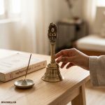 Brass Naag Pari Hand Bells – photo 3