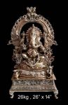 Brass Ganesh 26 Kg 26"x14" Inches