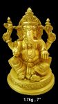 Brass Ganesh 1.700 Kg 7" Inches