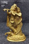 Brass Radha krishan Idols 3.8Kg 11"Inches