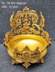 Brass Laxmi Urli. 14kg, 12''