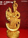 Brass Radha krishna 7.500Kg 21"Inches