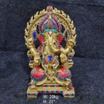 Brass Ganesh 20 Kg 21" Inches