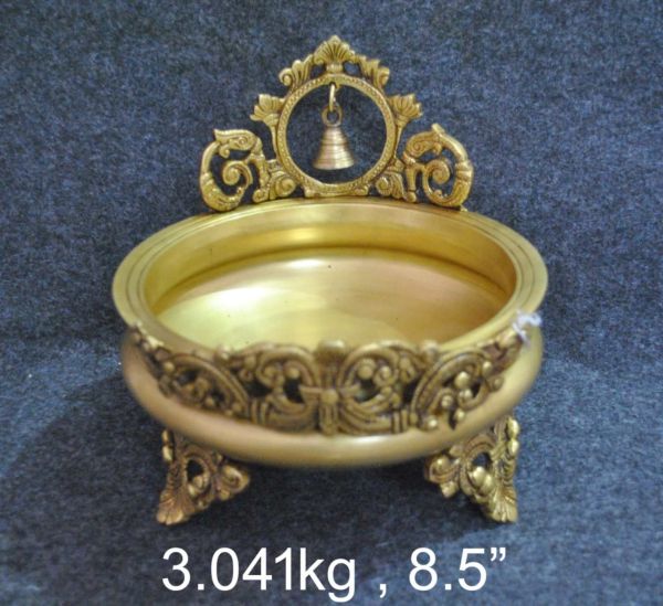 Brass Big Bell Urli. 3kg, 8.5''