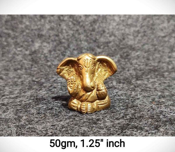 Miniature Brass Ganesh