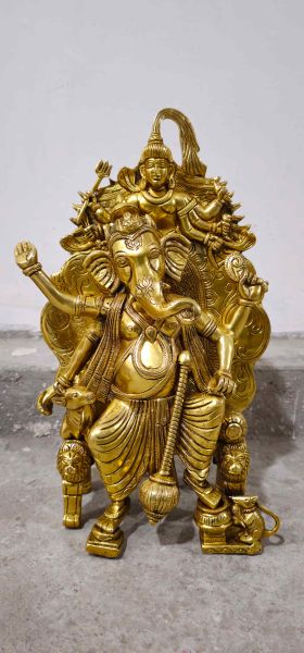 Brass Sidhivinayk Ganesha statue