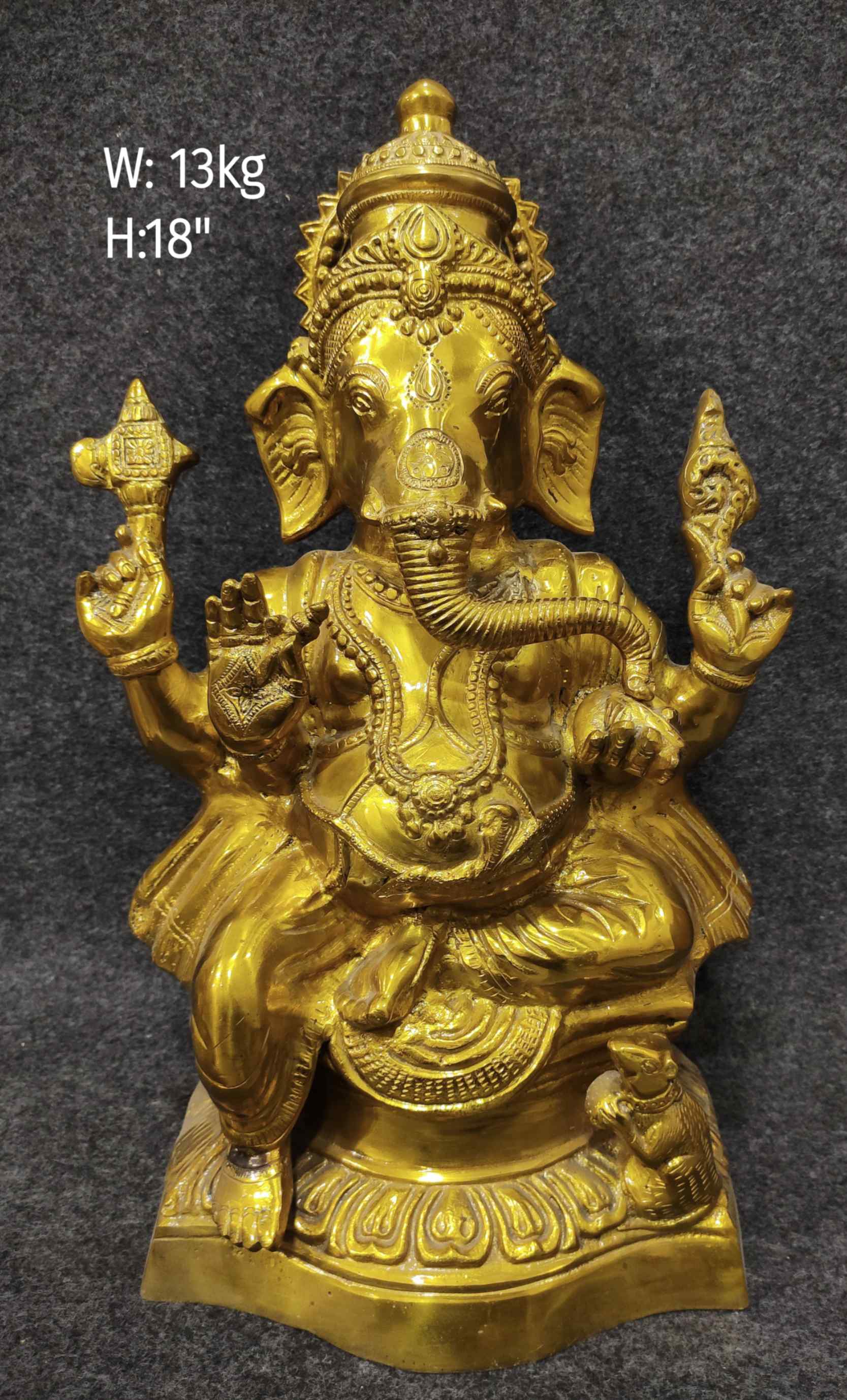 Brass Ganesh BAGN0178