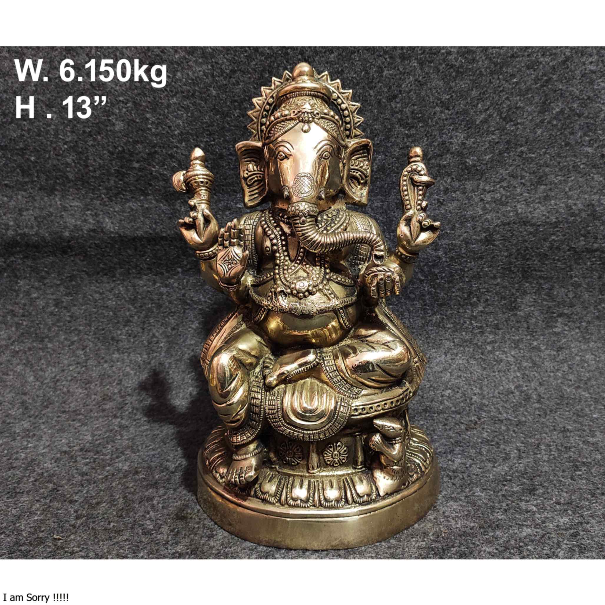 Brass Ganesh BAGN027