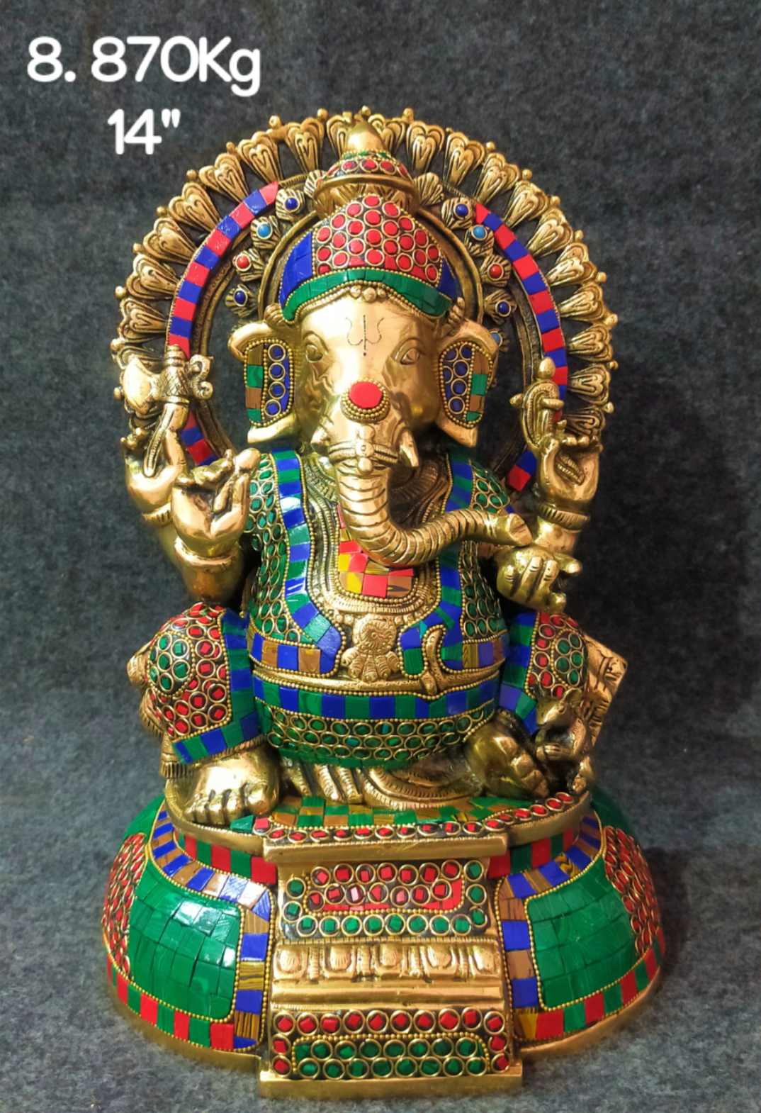 Brass Ganesh Idol