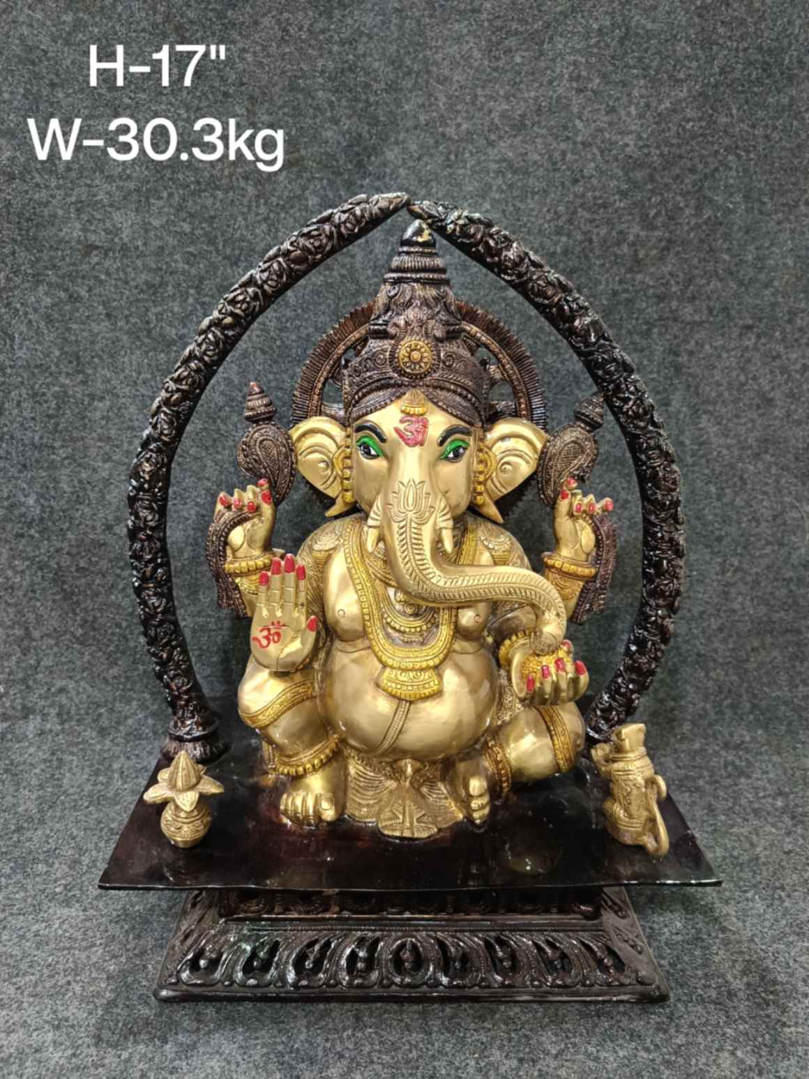 Brass Ganesh 30 Kg 21" Inches