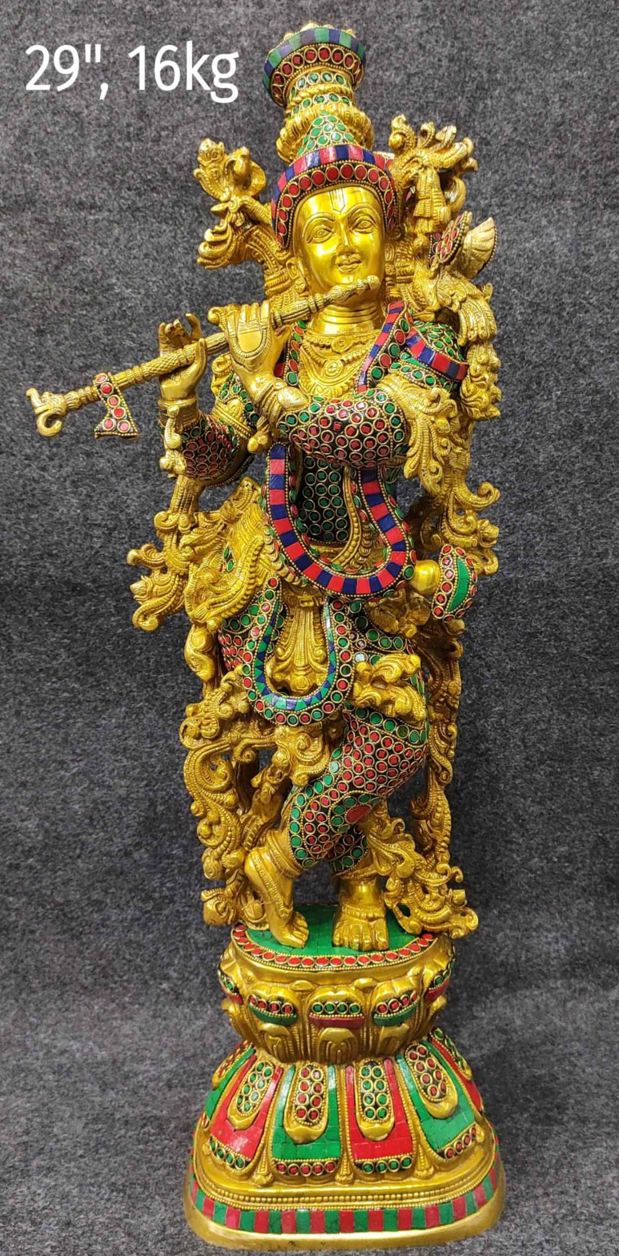 Brass Radha Krishna RK030
