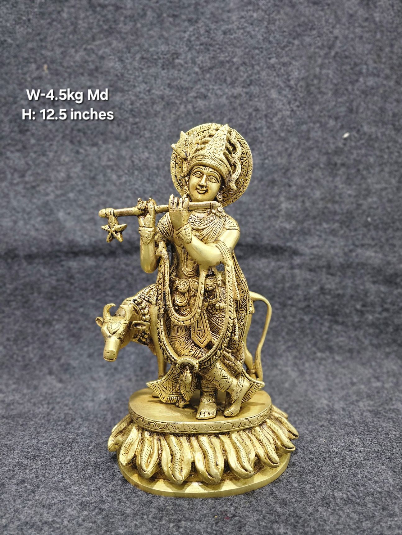 Brass Radha Krishna Idol