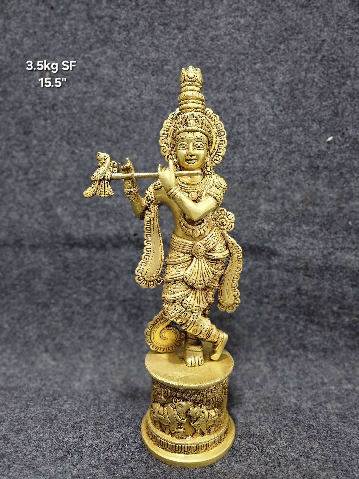 Brass Radha Krishna Idol
