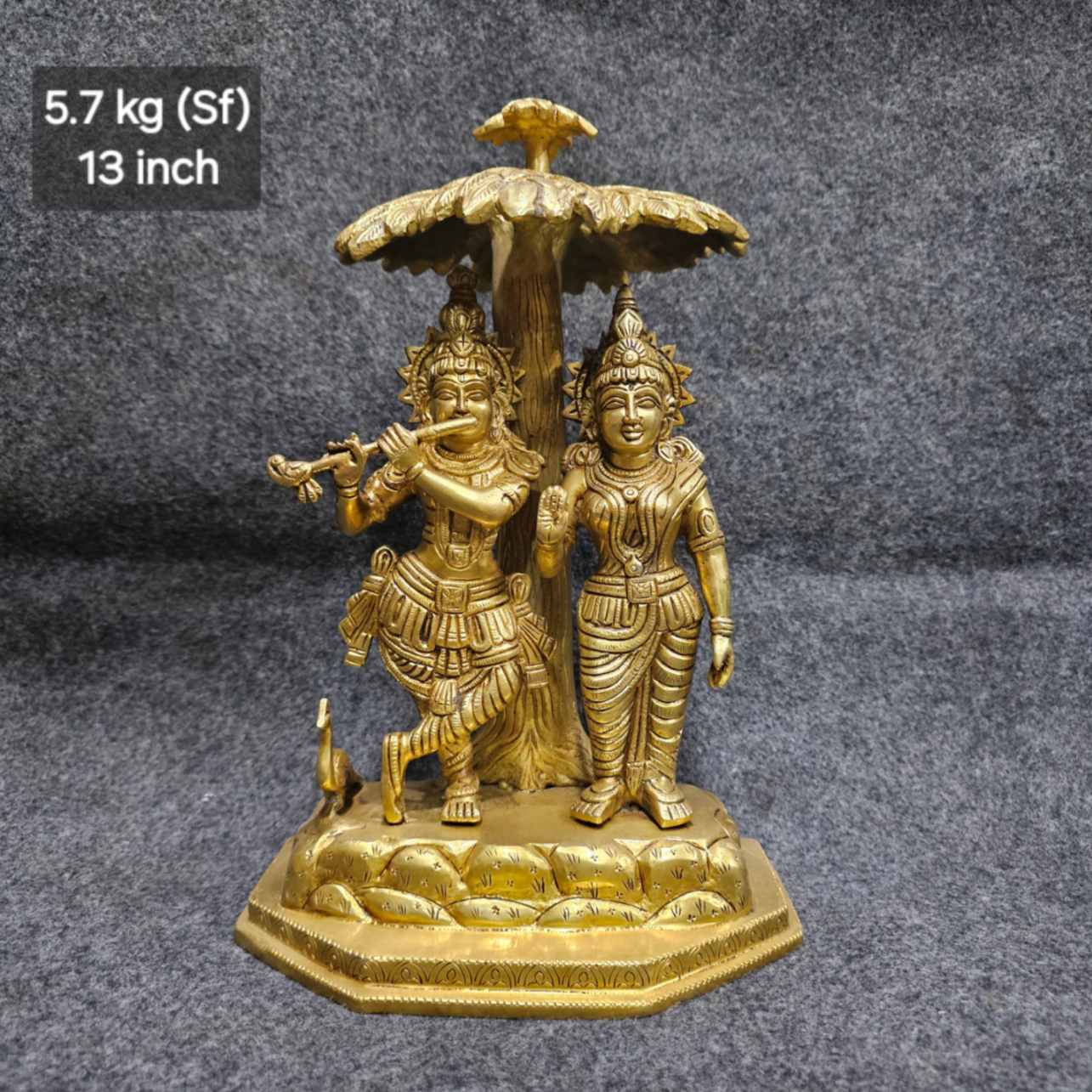 Brass Radha Krishna 5.7Kg 13''Inches
