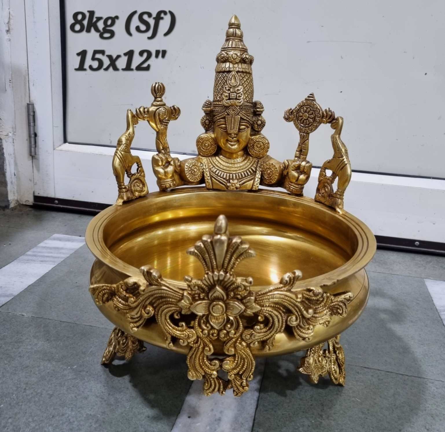 Brass Balaji Urli SF 8kg, 12''