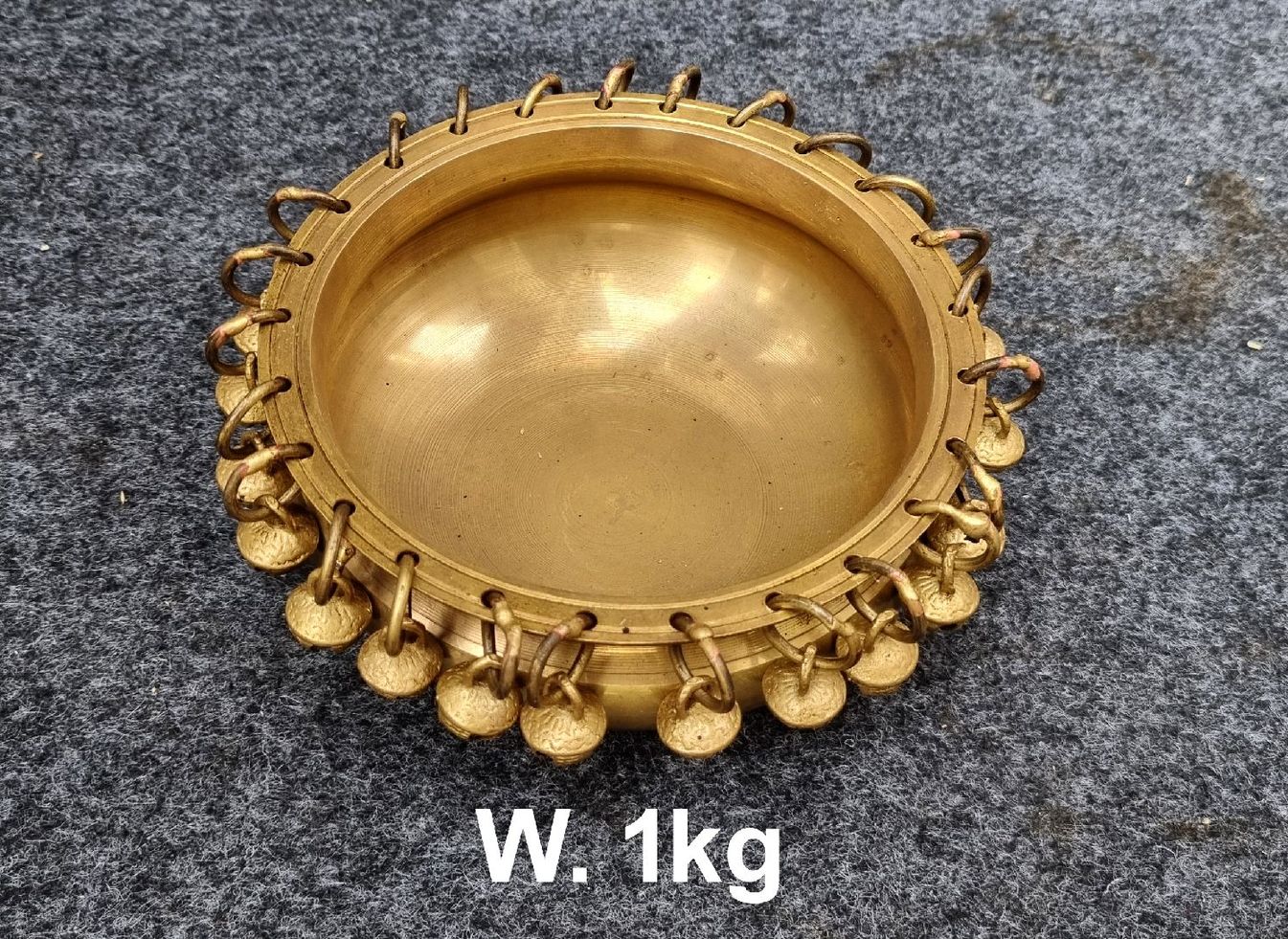 Brass Ghungroo Urli. 1kg